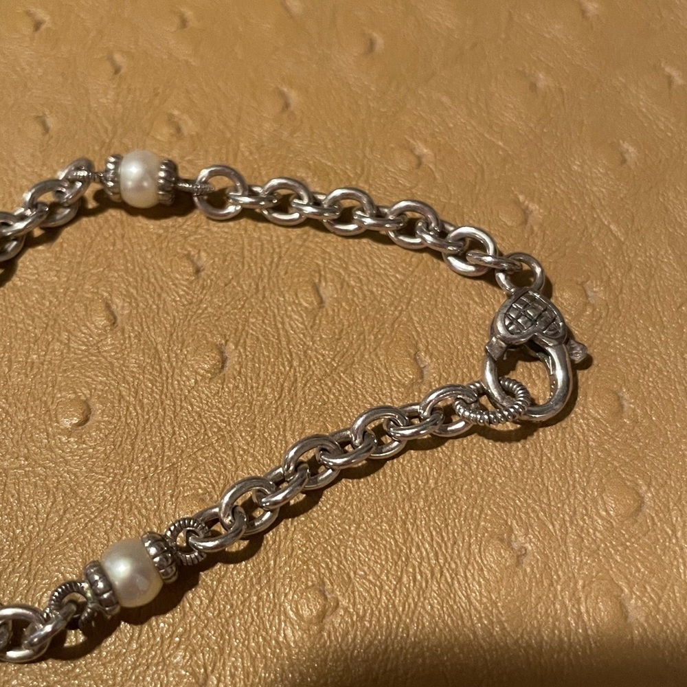 Judith Ripka Sterling Silver Pearl Necklace - Picture 3 of 6